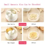 Mini Food Garlic Vegetable Grinder Chopper Mincer Crusher