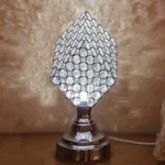 Modern Crystal Table Lamp Desk Light Next Night Lamp Holder Home Decoration Adjustable Bedroom Interior Lighting Silver 2459-S