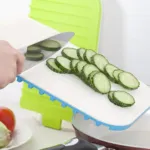 Multi Function 2 in 1 Cutting & Chopping Board with Dish Drainer