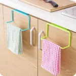 Multipurpose Kitchen Towel and Duster Holder - White
