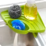 Multipurpose Triangular Bathroom Items Holder Rack - Multicolor