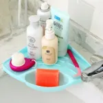 Multipurpose Triangular Bathroom Items Holder Rack - Multicolor