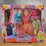 New Fashion Style Barbie Dolls with 12+ Beautiful Dress Set Gift Pack