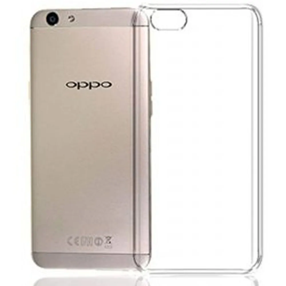 Oppo F-3 Plus Transparent Jelly Back Cover - Cover