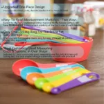 Pack of 10 - Measuring spoons & Cups - Multicolor