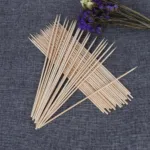 Pack of 100 - BBQ Bamboo Sticks - Brown