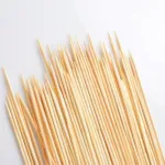 Pack of 100 - BBQ Bamboo Sticks - Brown