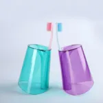 Pack of 2 Creative New Travel Toothbrush Holder Creative Household Department Toothpaste Toothbrush Cup Rack Base - 2468
