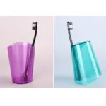 Pack of 2 Creative New Travel Toothbrush Holder Creative Household Department Toothpaste Toothbrush Cup Rack Base - 2468