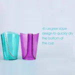 Pack of 2 Creative New Travel Toothbrush Holder Creative Household Department Toothpaste Toothbrush Cup Rack Base - 2468