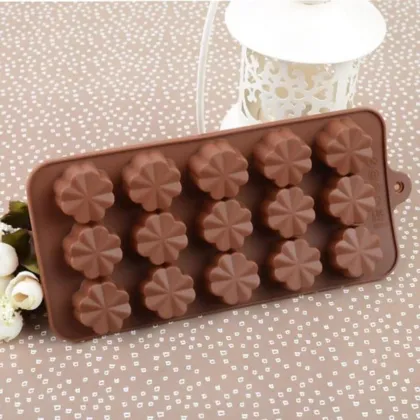 Pack of 2 Silicone Chocolate Moulds - Mixed Shapes