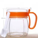 Pack of 3 - Glass Spice Containers / Spices Jars - Multicolors 7209