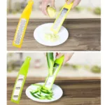 Pack of 4 Manual Hand Garlic Chopper & Grinder - Multi Color