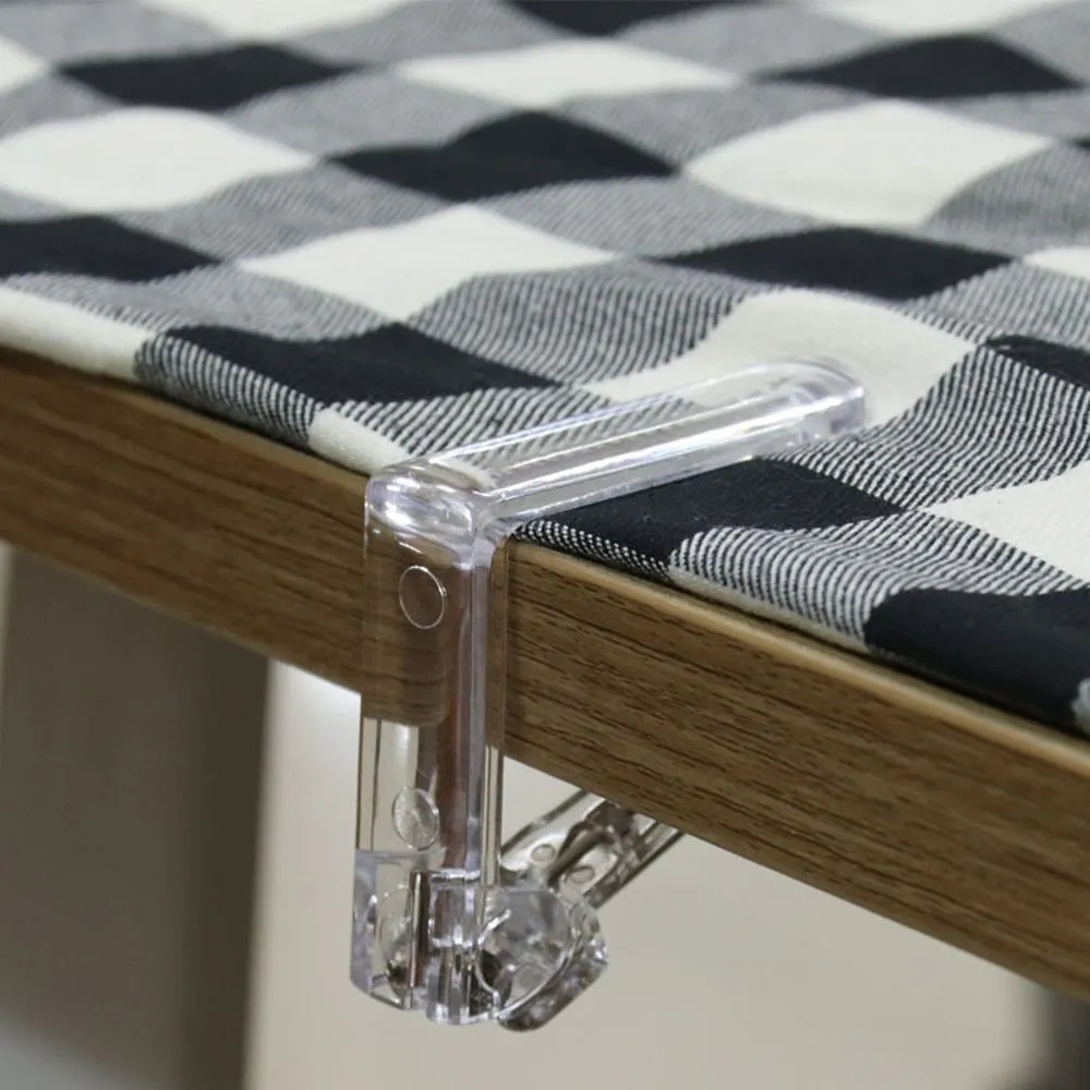 Pack of 4 - Plastic Table Cover Cloth Clip Clamp Holder