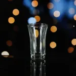 Pack of 6 Stylish ZamZam Glass for Hajj Aab e ZamZam / Kehva Glass Set / Kaveh Glassware / Sheesha Glass Set - Transparent