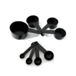 Pack of 8 - Non Stick Measuring Spoon - Black