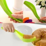 Plastic Cake Slicer Cutter Lifter - Green