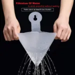 Plastic Kitchen Sink Stopper, Self-Standing Drain Catcher Drain Funnel