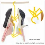 Plastic Shoe Clothes Socks Shorts Underwear Drying Rack Hanger - Multicolor