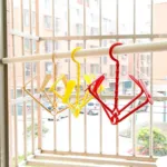 Plastic Shoe Clothes Socks Shorts Underwear Drying Rack Hanger - Multicolor