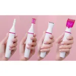 Portable Sensitive Touch Electric Trimmer, Beauty Shaver, Facial Razor, Hair Trimmer & Clipper and Female epilator Hair Removal Depilation - White