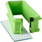 Rectangular Silicone Pan Mould with glass base
