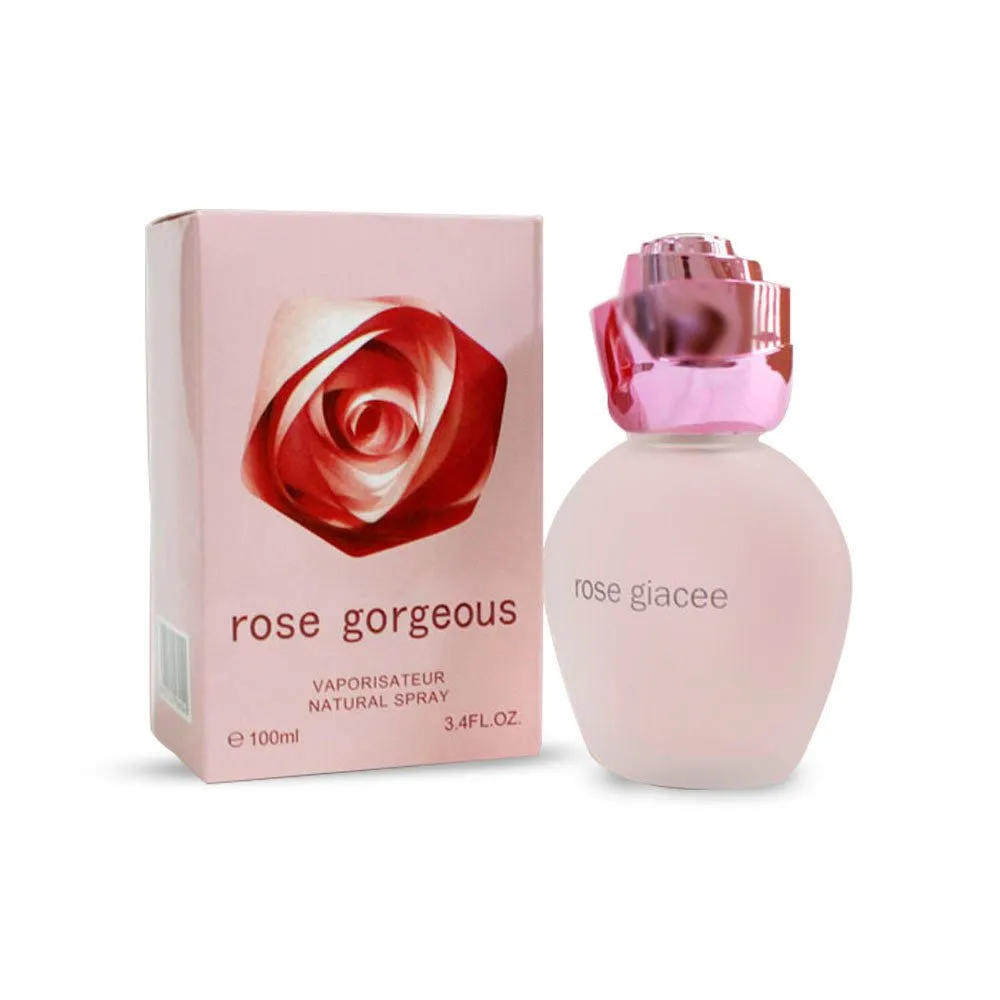 Rose Gorgeous Vaporisareur Natural Rose Giacee Perfume Spray for Her-Pink 2434
