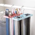 Rotating Tie & Belt Scarf Storage Hanger - Multicolor