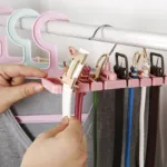 Rotating Tie & Belt Scarf Storage Hanger - Multicolor