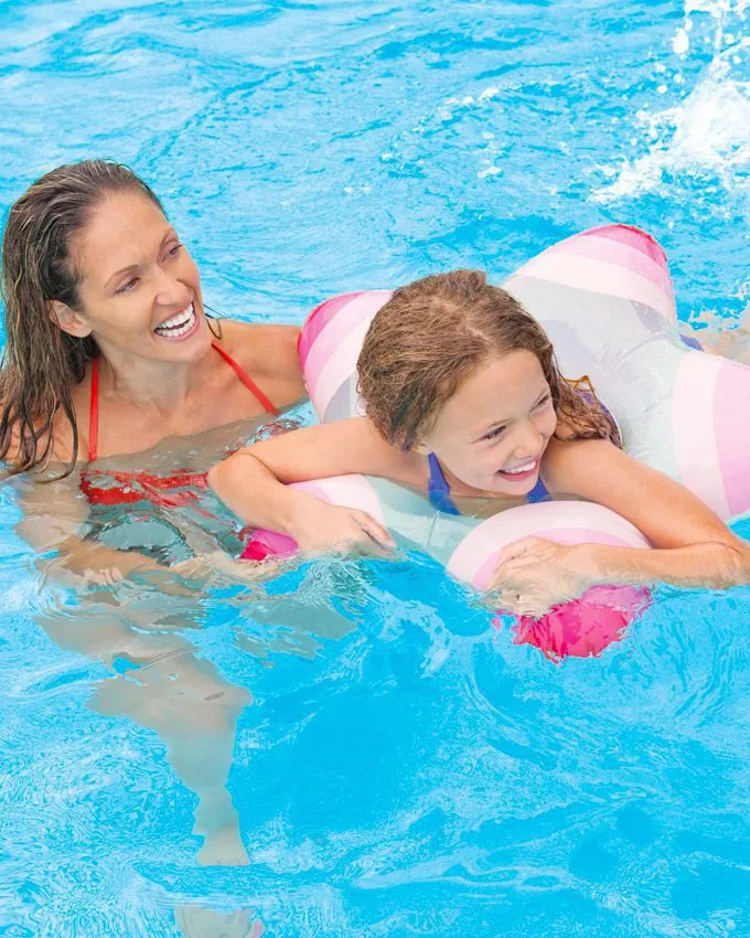 Safety Star Ring for Bathing & Swimming - White