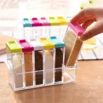 Seasoning Acrylic Spice Rack Set - 6 Racks