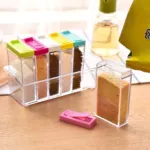 Seasoning Acrylic Spice Rack Set - 6 Racks