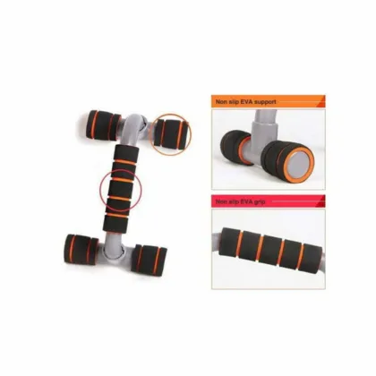 Set of 2 - Chest Push Up & Press Up Foam Stand - Black