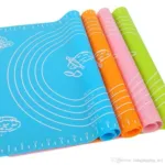 Silicon Baking & Pastry Mat for Dough & Roti Rolling 15 x 19 inches - Multicolor - 2477