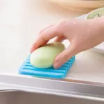 Silicone Soap Dish Drainer Tray