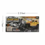 Smart Picks Monster Truck Gravity Sensor Remote Controlled Rock Crawling, Monster Truck, Oversize Tires Off Road Truck, 1:8 Scale Rechargeable Battery and Charger Included 2345