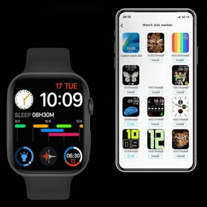 Smart Watch IP67 with Android & IOS Connectivity with Magent Charger