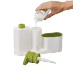 Soap Dispenser with Sink Storage Organiser Sink Tidy Sey Plus with 3 Compartments