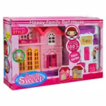 Solo Doll House with Accessories - Play House - Pink