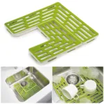 Square Sink Drain Shelf with Adjustable Style