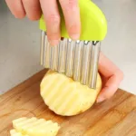 Stainless Steel Fries Vegetable Fruit Cutter - Multicolor