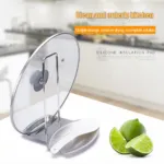 Stainless Steel Spoon and Pot Lid Rack Holder