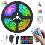 Stylish Colorful LED Light Strip with Remote Controller