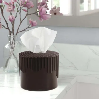 Tissue Paper Box - Round Shape