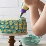 Two Colors Dual Action Cake Decorating Bottle with Nozzle
