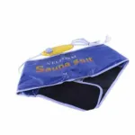 Unisex Weight Loosing Electric Sauna Belt body slimming waist belly massage weight belt health care body sauna belt EU plug - Blue 8002-D
