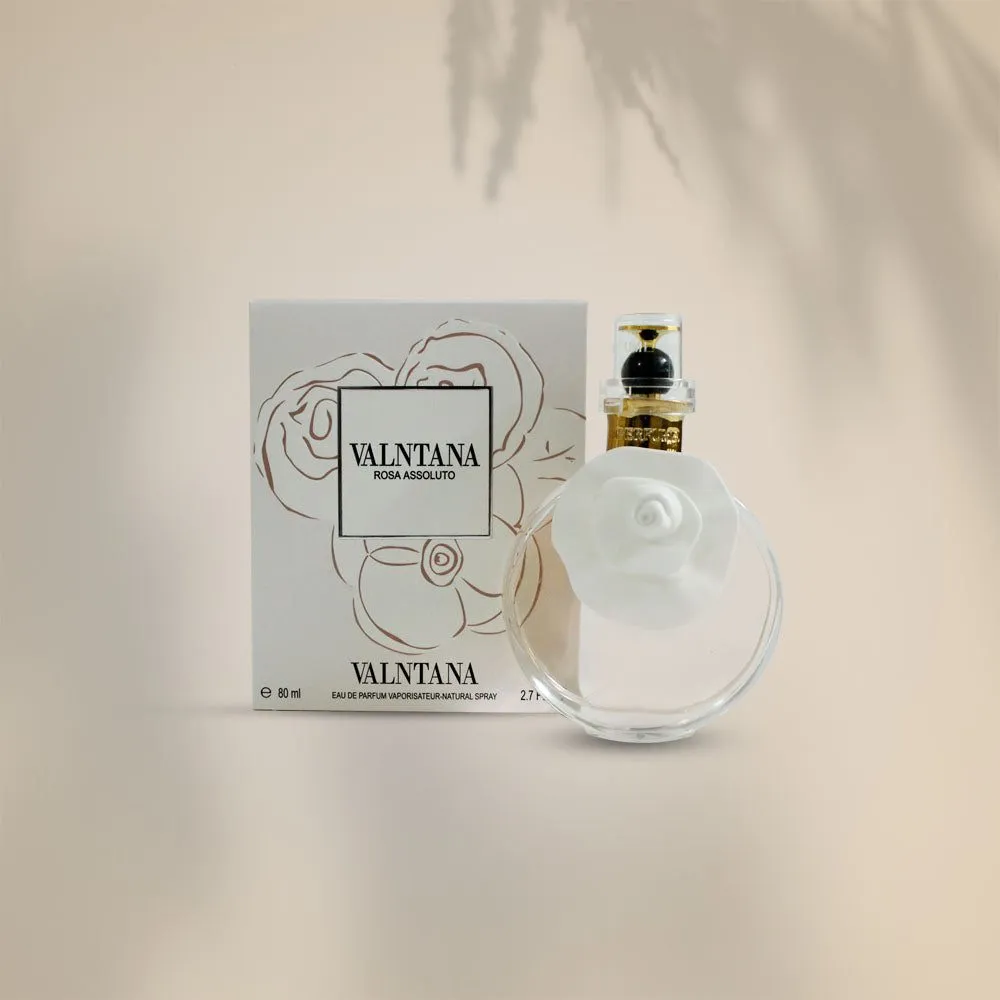 Valntana Rosa Assoluto EAU DE Perfume Vaporisateur-Natural Spray for Her-White 2435