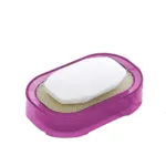 Vate Colorful Draining Soap Box Suction Cup Candy Color Sucker Rack Soap Box Soap Holder-2445
