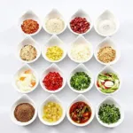 Vegetable Food Chopper Hand Speedy Veggie Meat Chopper Shredder Slicer Cutter
