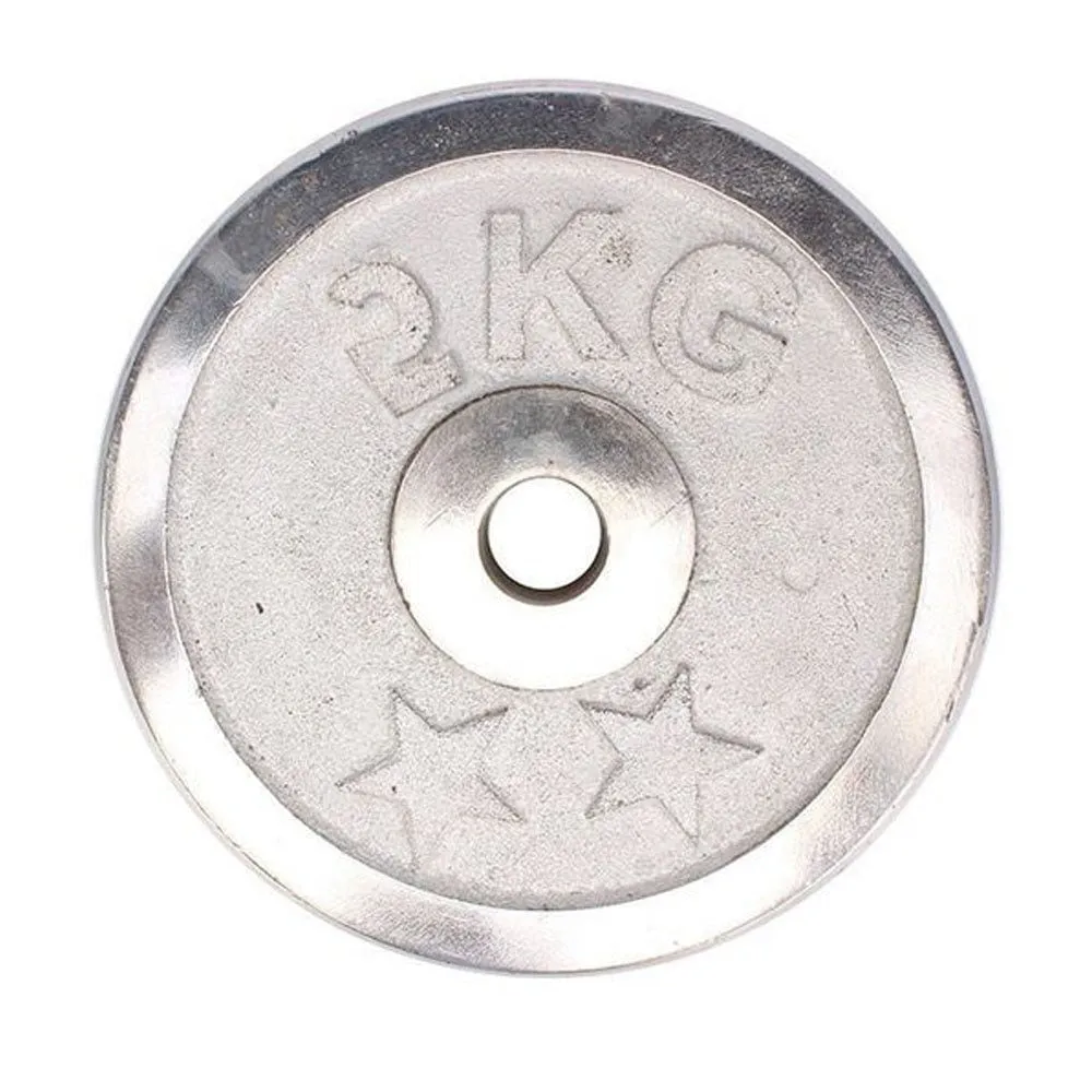 Weight Metal Plate - 2KG - Silver